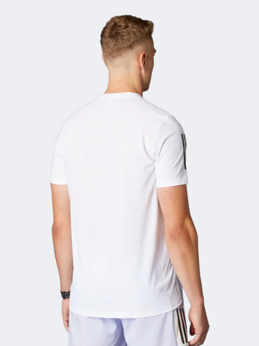 Adidas Colorblock Own Men Running T-Shirt White/Violet Tone