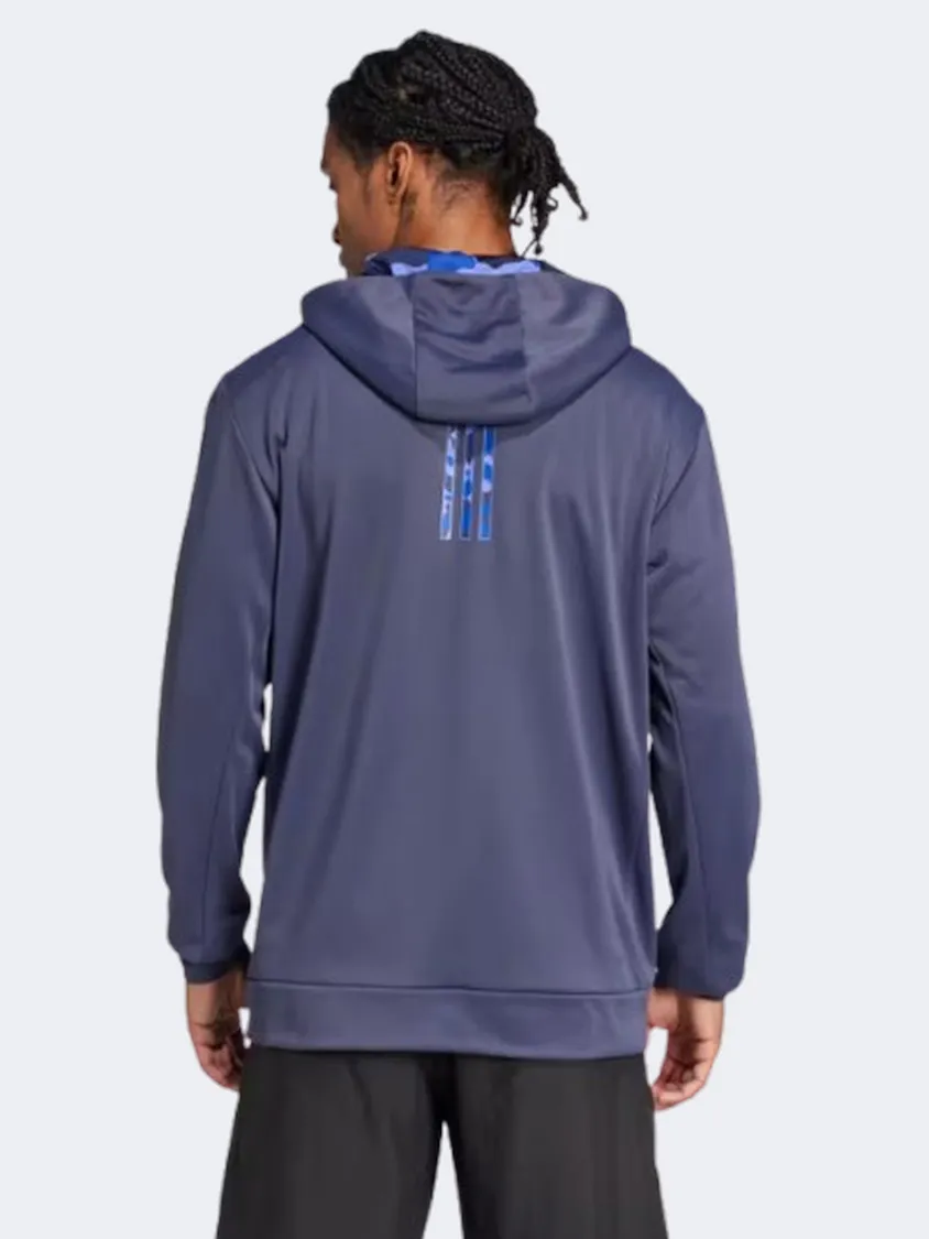 Adidas Essentials Camo Men training Hoody Shadow Navy