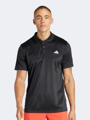 Adidas Essentials Men Training Polo Short Sleeve Black