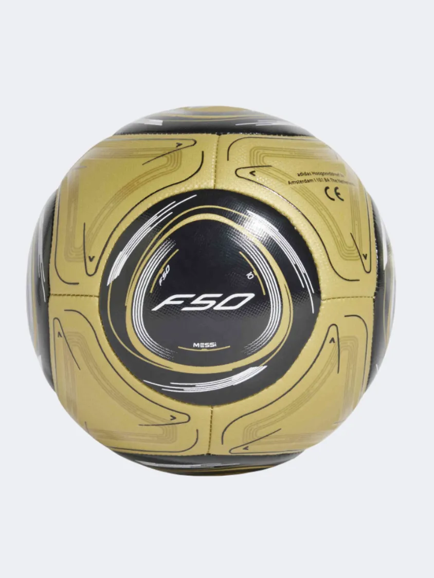 Adidas Messi Mini Art 1 Unisex Football Ball Gold/Black