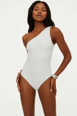 Alba One Piece Silver Shine Waffle Beach Riot