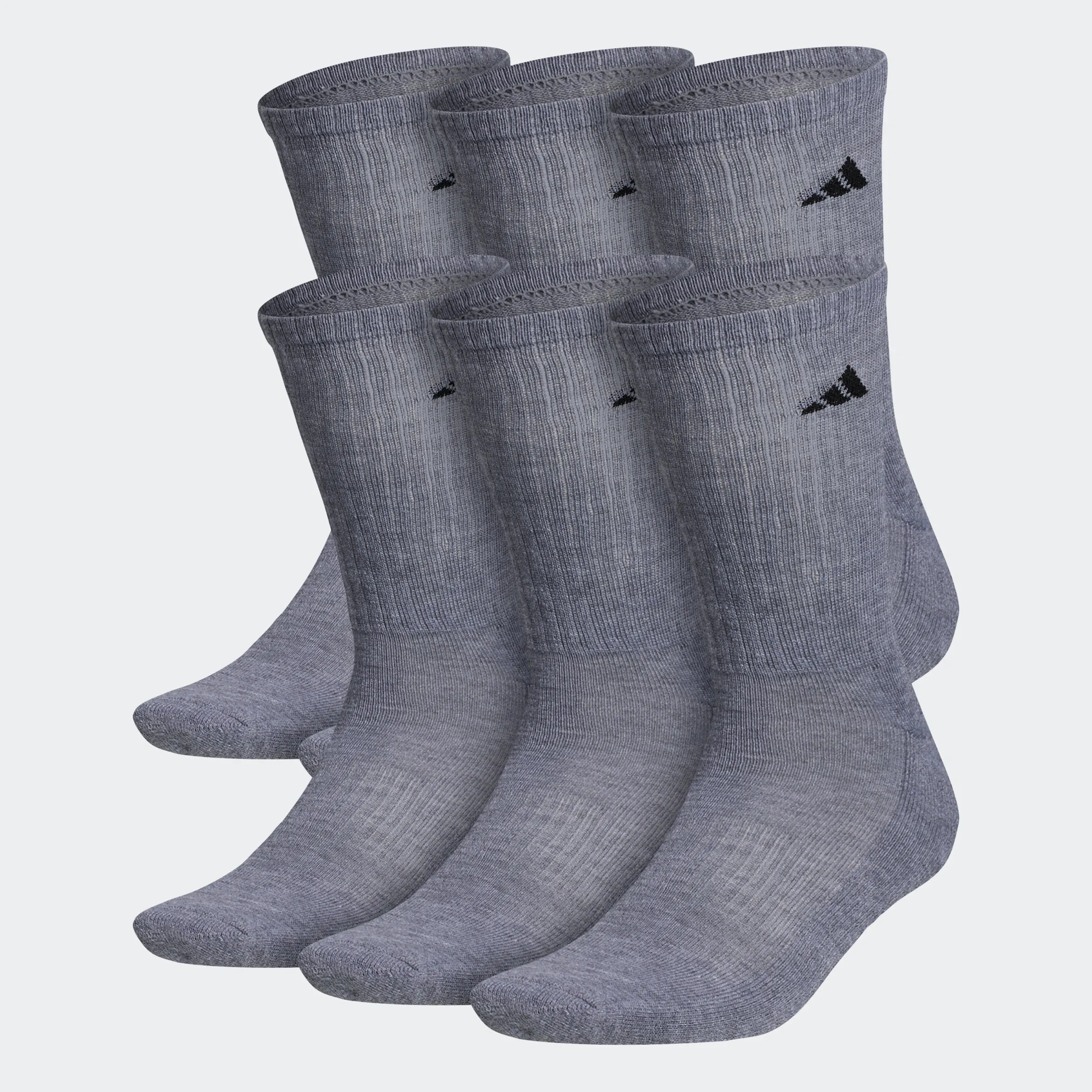Athletic Cushioned Crew Socks 6 Pairs