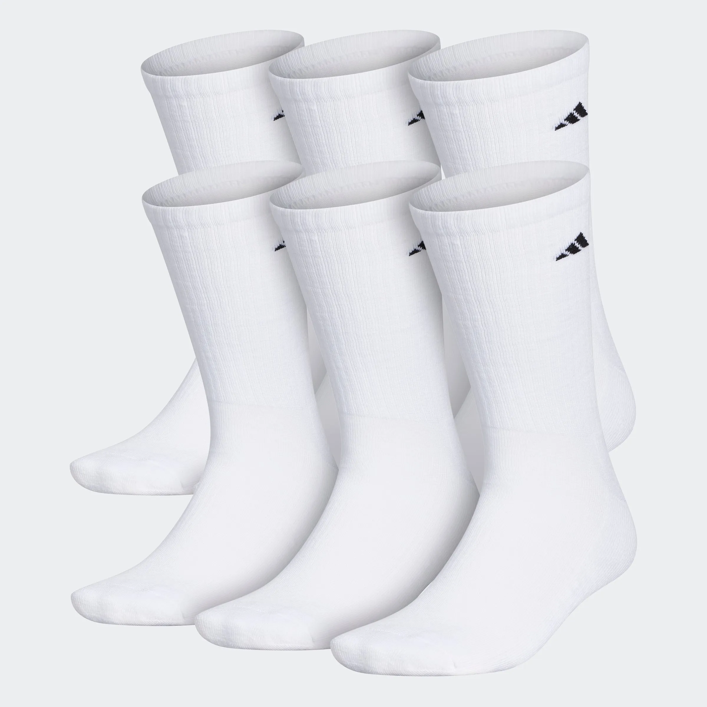Athletic Cushioned Crew Socks 6 Pairs