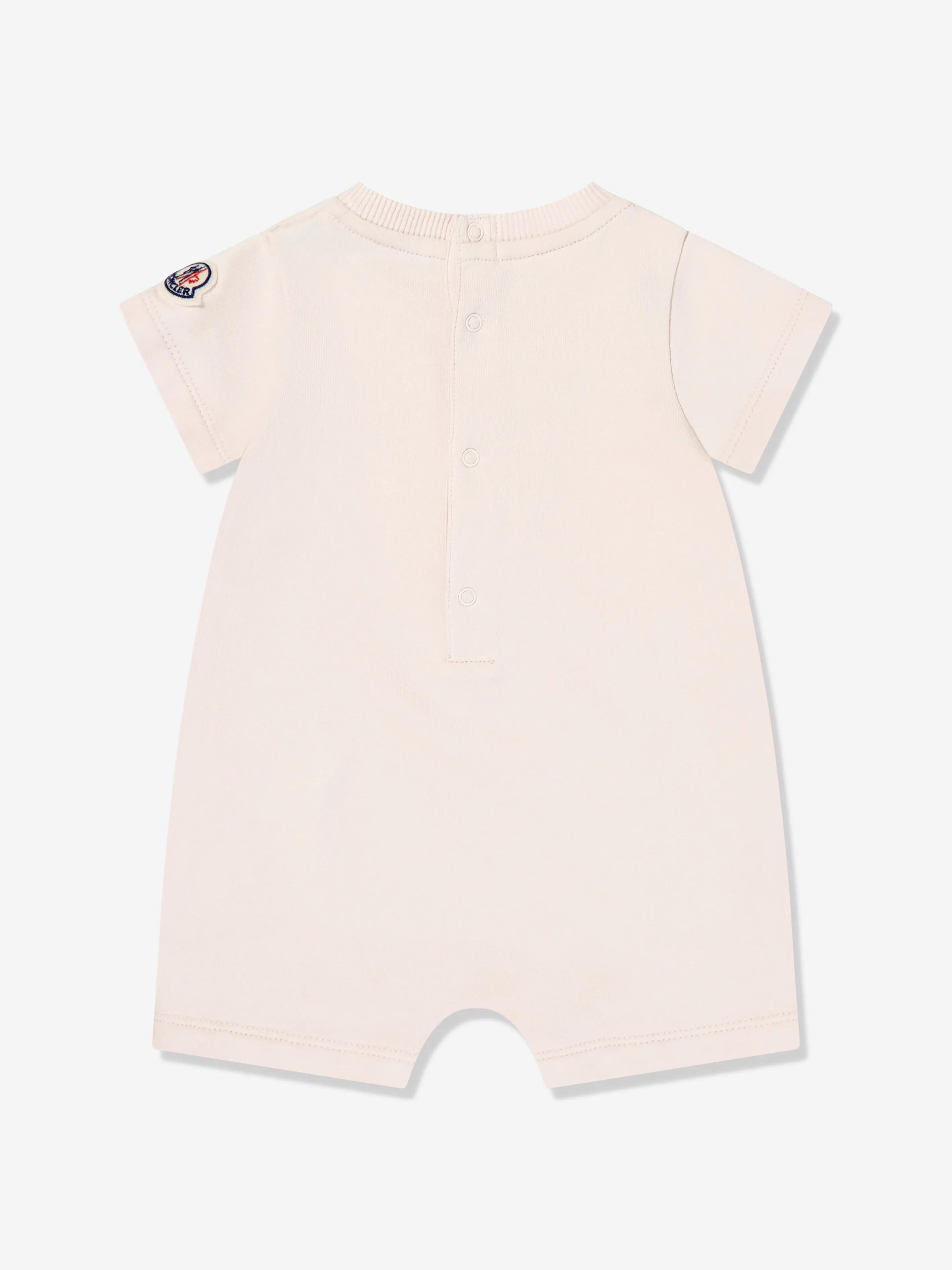 Baby Girls Bear Print Romper in Pink