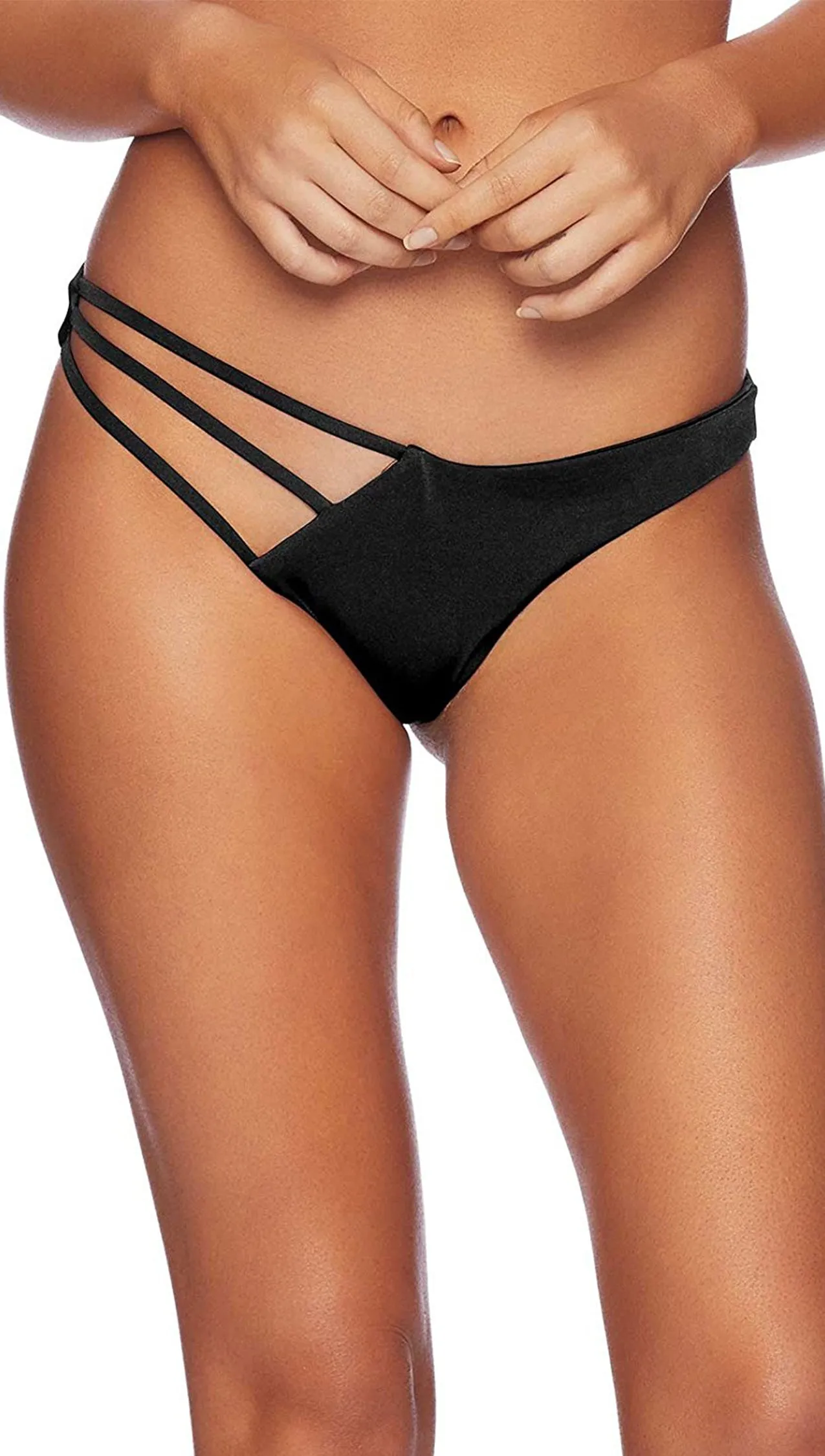 Beach Bunny Kennedy Skimpy Bottom Black