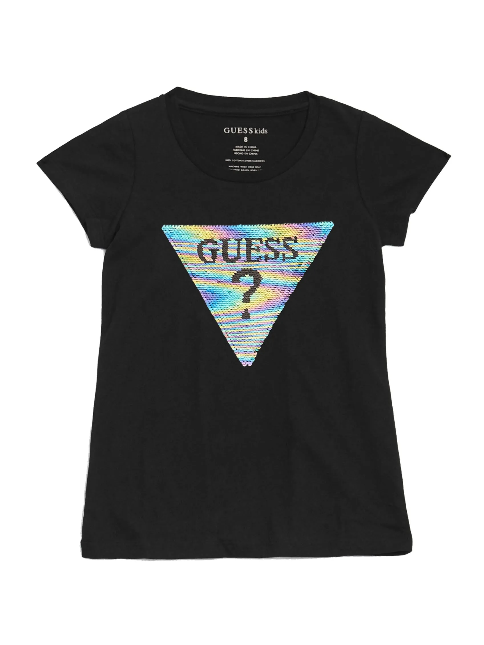 Beatrix Reversible Sequin Logo Tee (7-16)