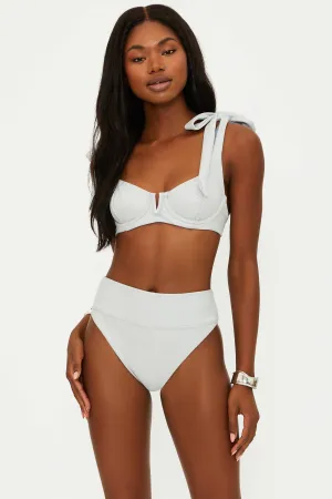 Blair Top Silver Shine Waffle Beach Riot