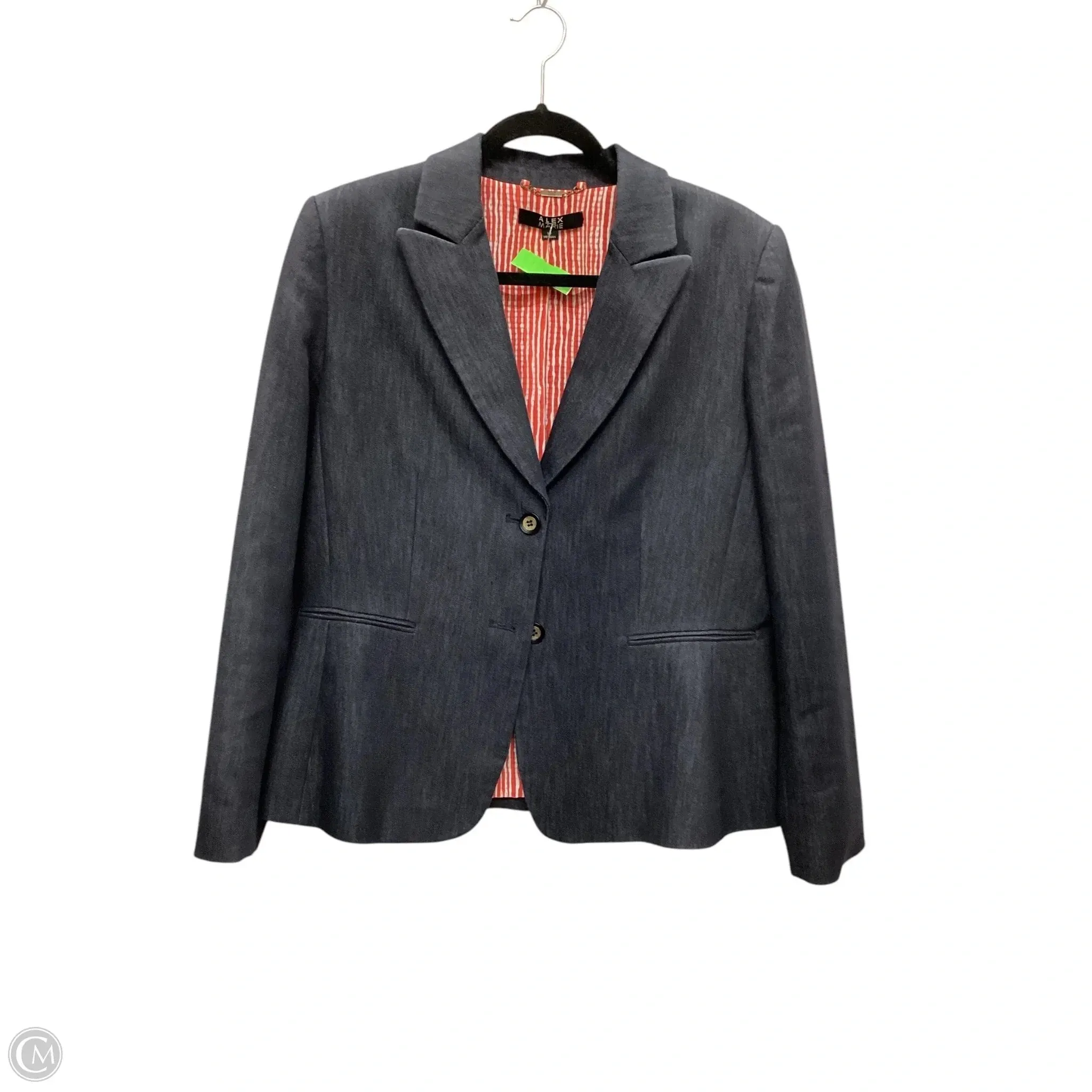 Blazer By Alex Marie In Grey, Size: L