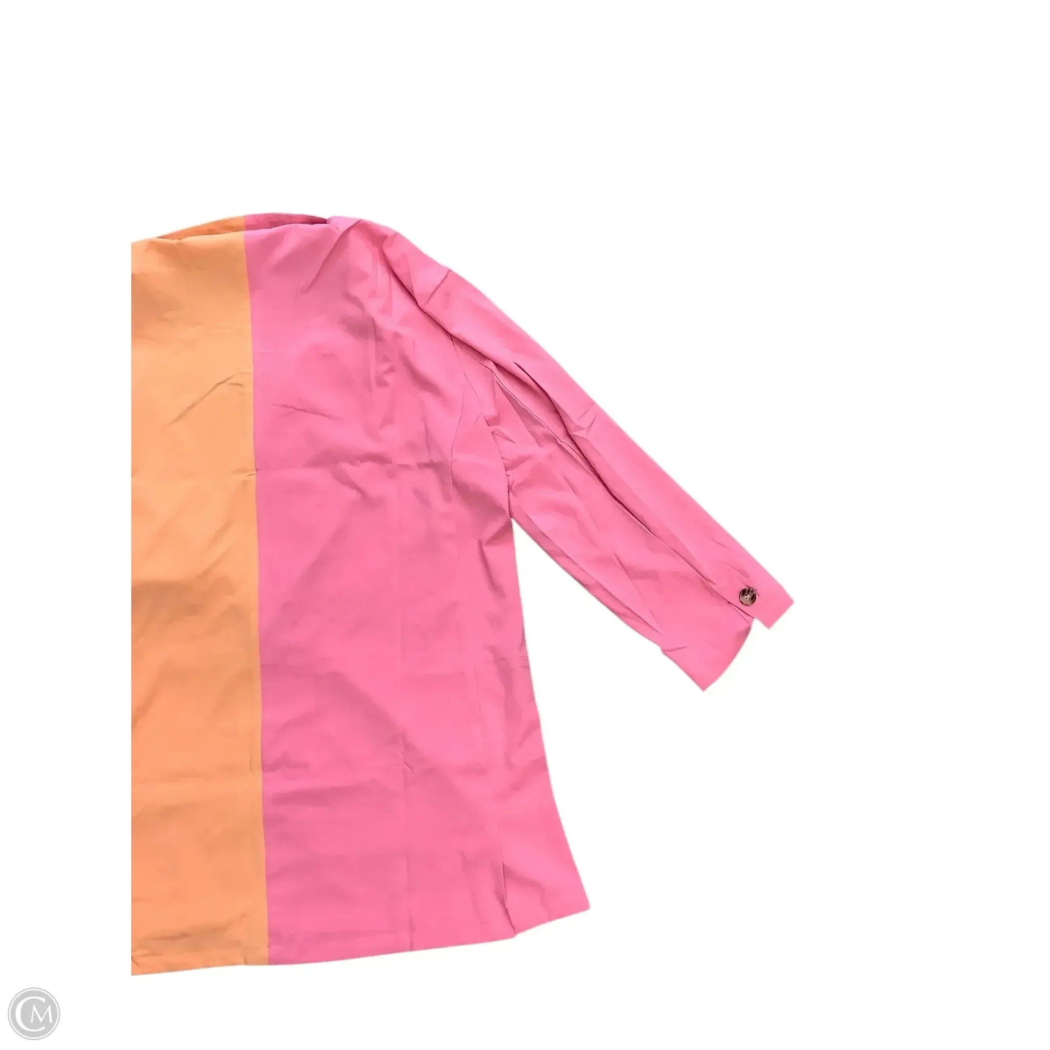 Blazer By Davi & Dani In Orange & Pink, Size: 3x