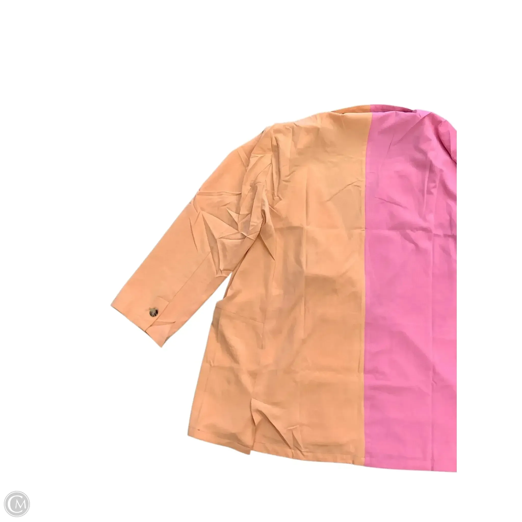 Blazer By Davi & Dani In Orange & Pink, Size: 3x