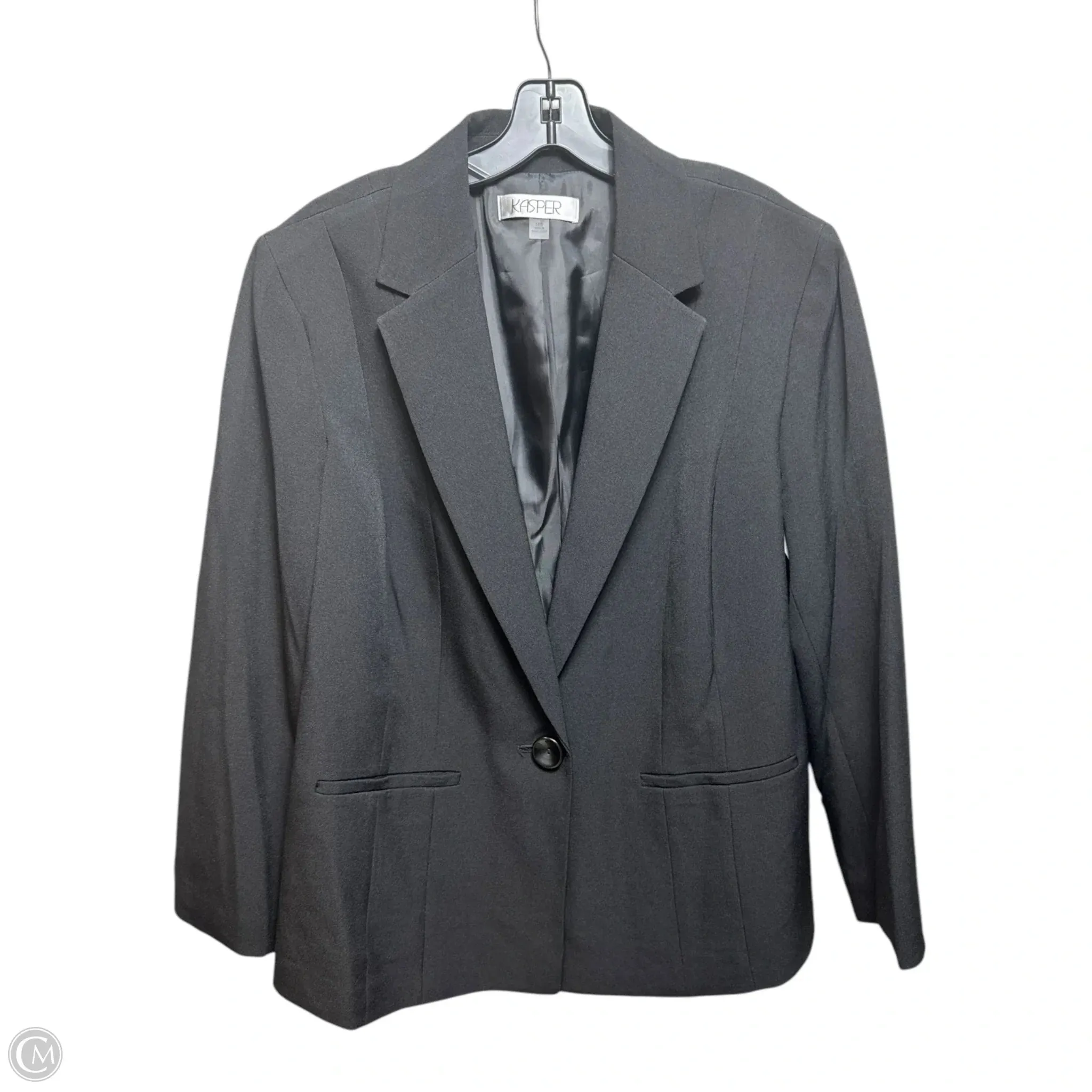 Blazer By Kasper In Black, Size: 18