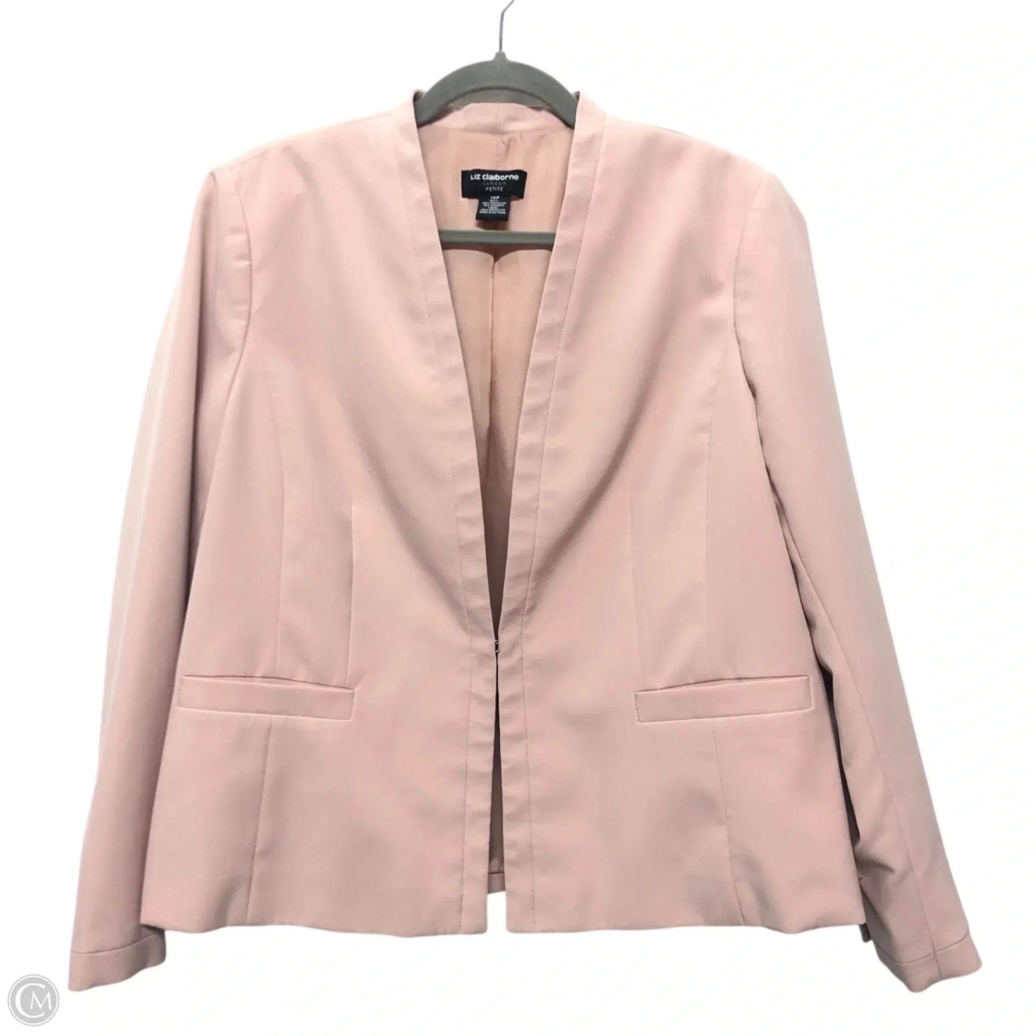 Blazer By Liz Claiborne In Pink, Size: 14p