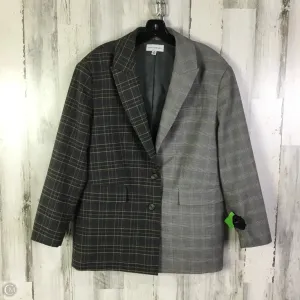 Blazer By Something Navy In Grey, Size: M