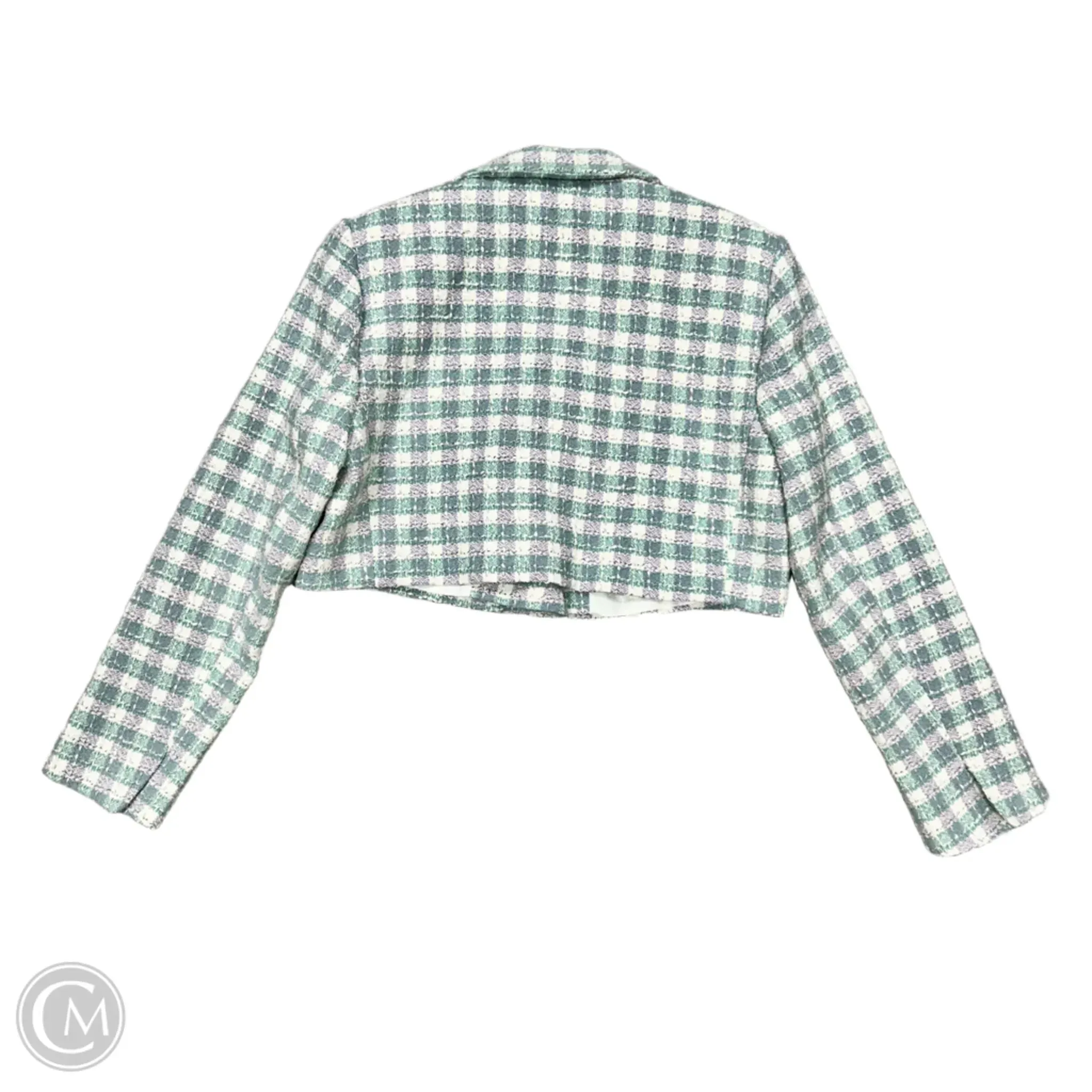 Blazer By Zara In Plaid Pattern, Size: Xxl