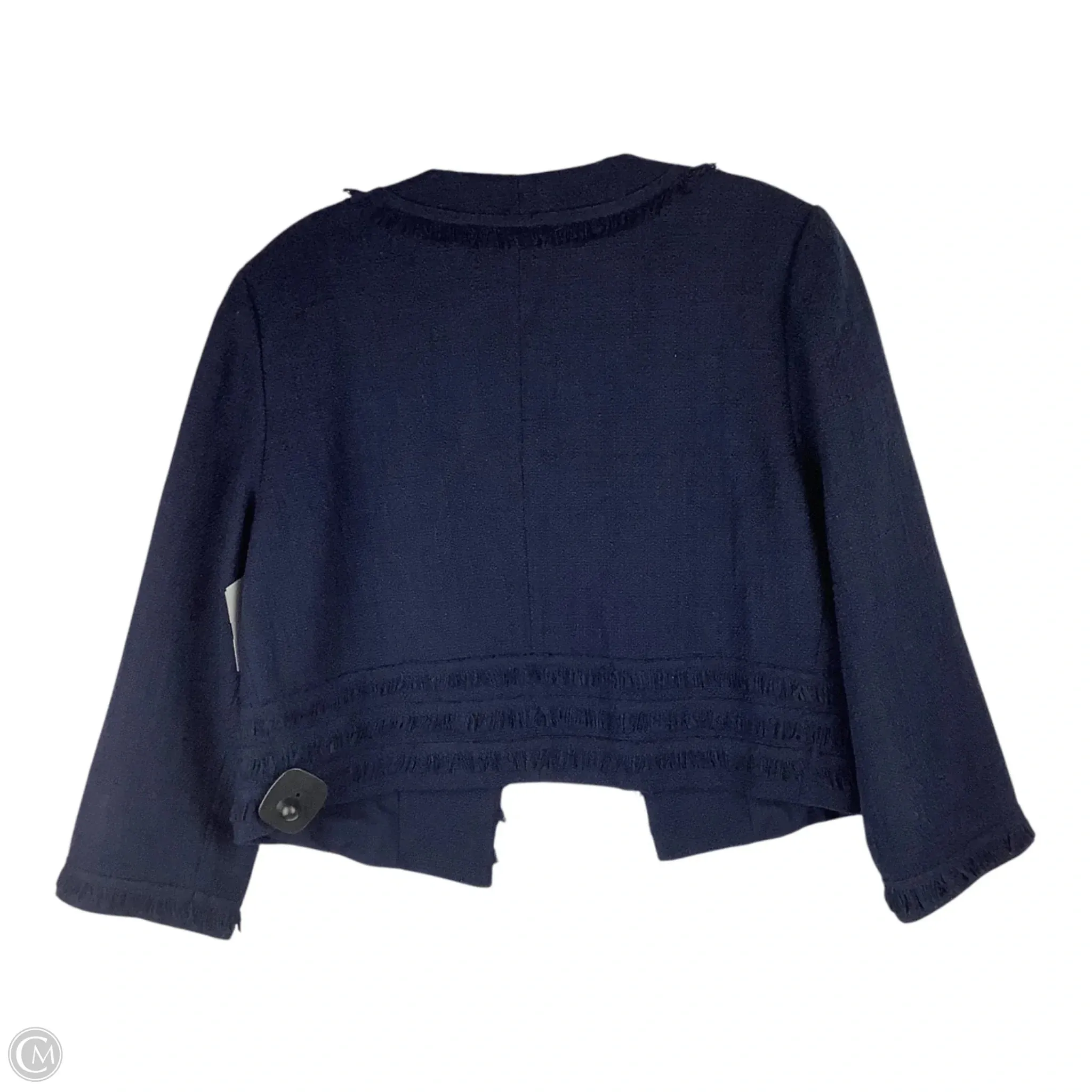 Blazer Designer By Karl Lagerfeld In Navy, Size: L