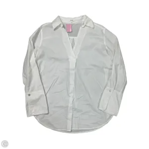 Blouse Long Sleeve By Wishlist In White, Size: S