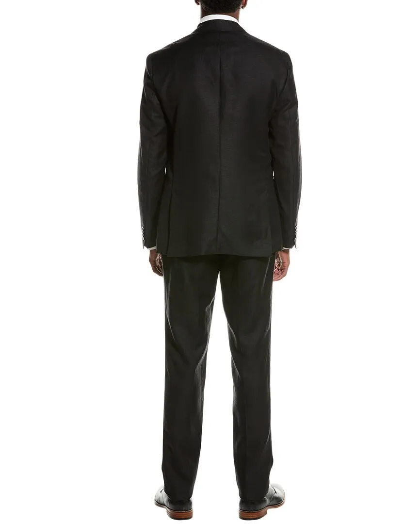 BOSS Hugo Boss 2pc Wool & Linen-Blend Slim Fit