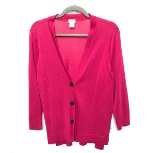 Cardigan By Chicos In Pink, Size:0
