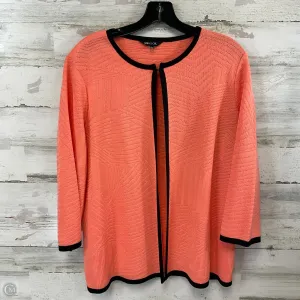 Cardigan By Misook In Peach, Size: L