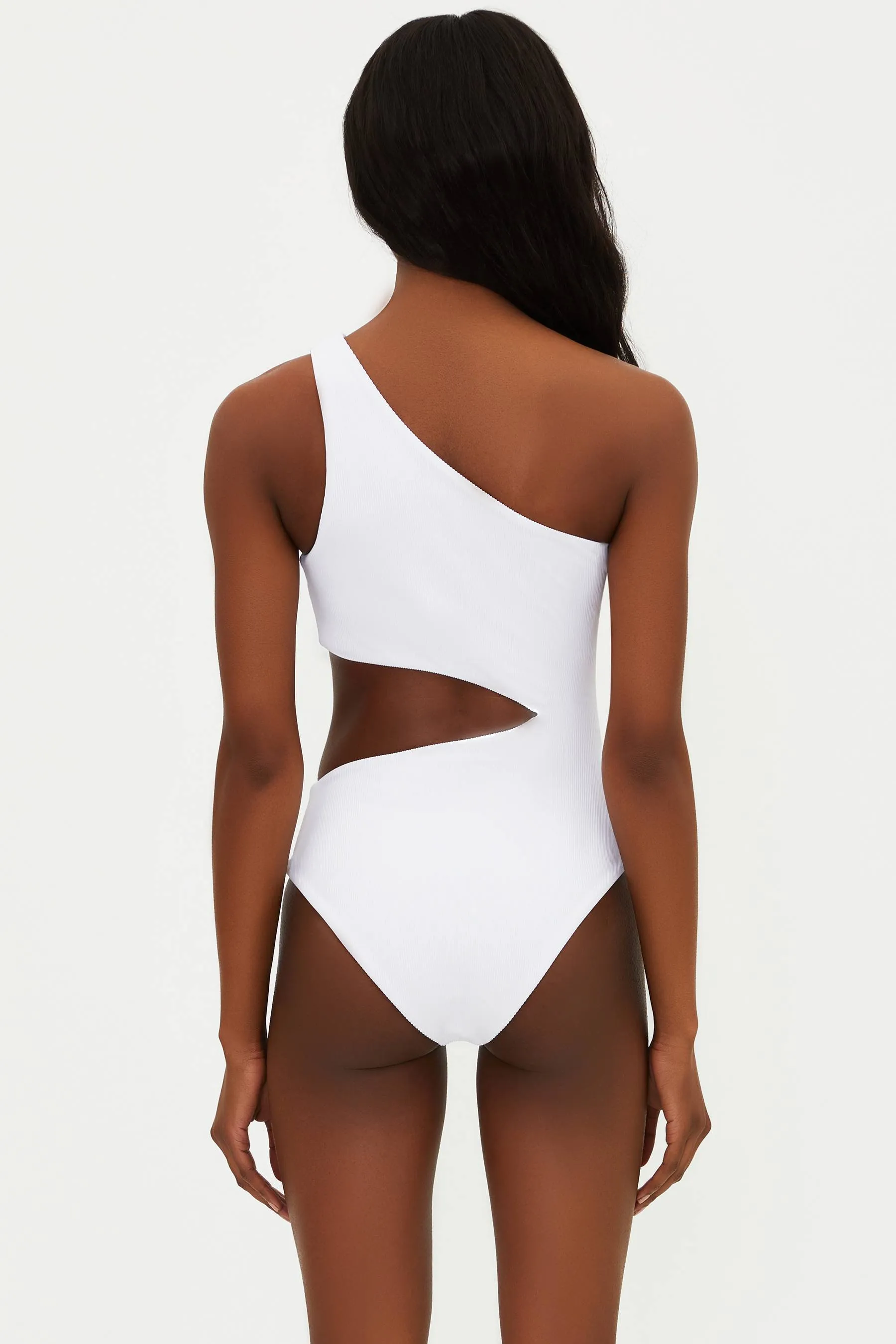 Celine One Piece White Beach Riot