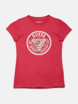 Cheska Embellished Logo Tee (2-6)