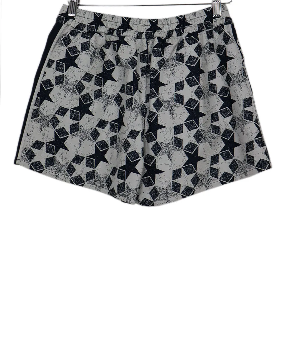 Christian Dior Navy & White Star Print Shorts sz 2