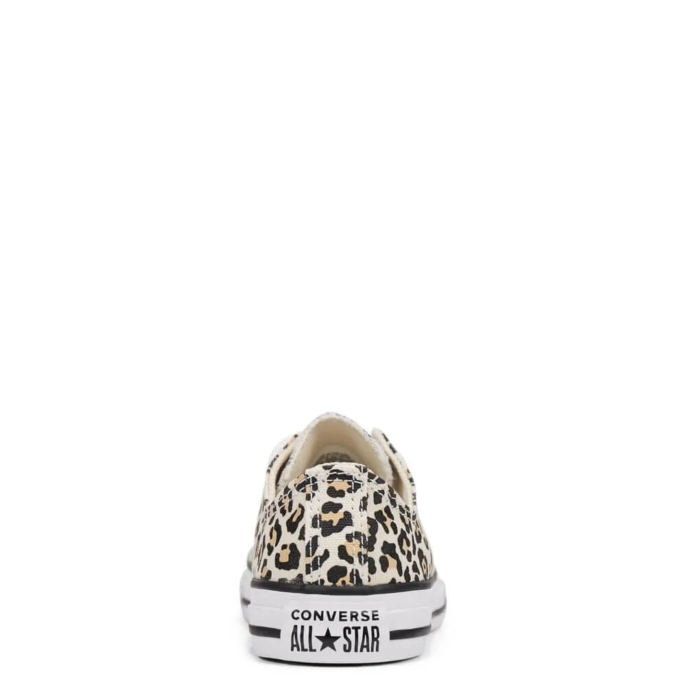 Converse Chuck Taylor All Star OX Kids' Leopard Low Top Sneakers