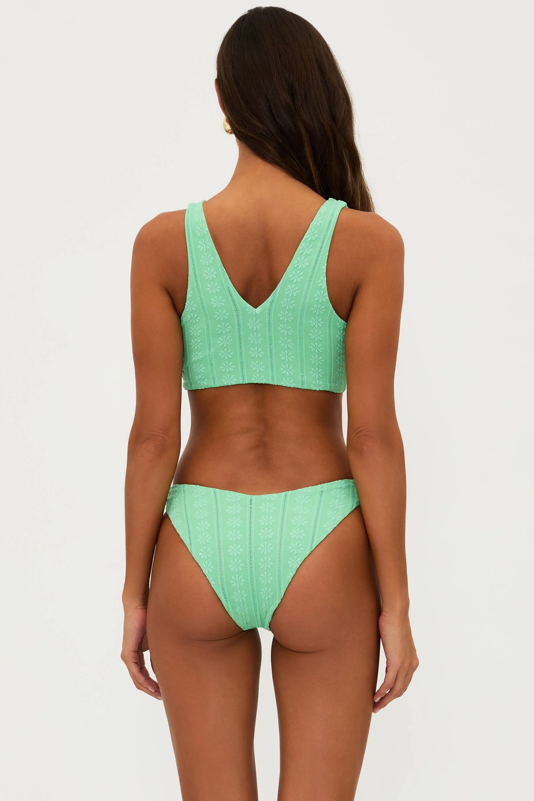 Dallas Top Sage Bloom Jacquard Beach Riot