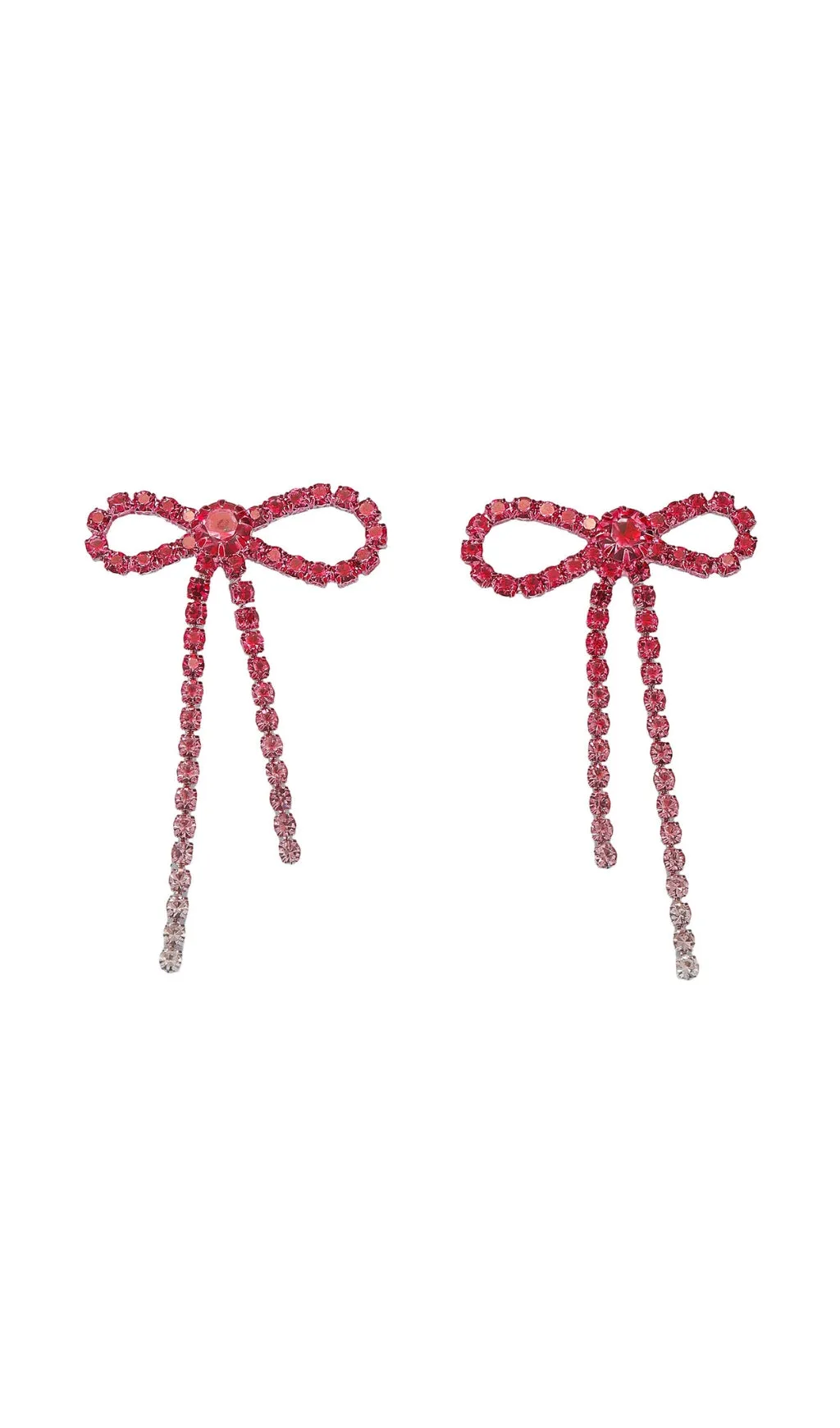 Danelle Rhinestone Bow Earrings Gloria Lanvin