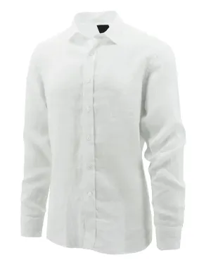 Daniel Hechter Linen LS Shirt White
