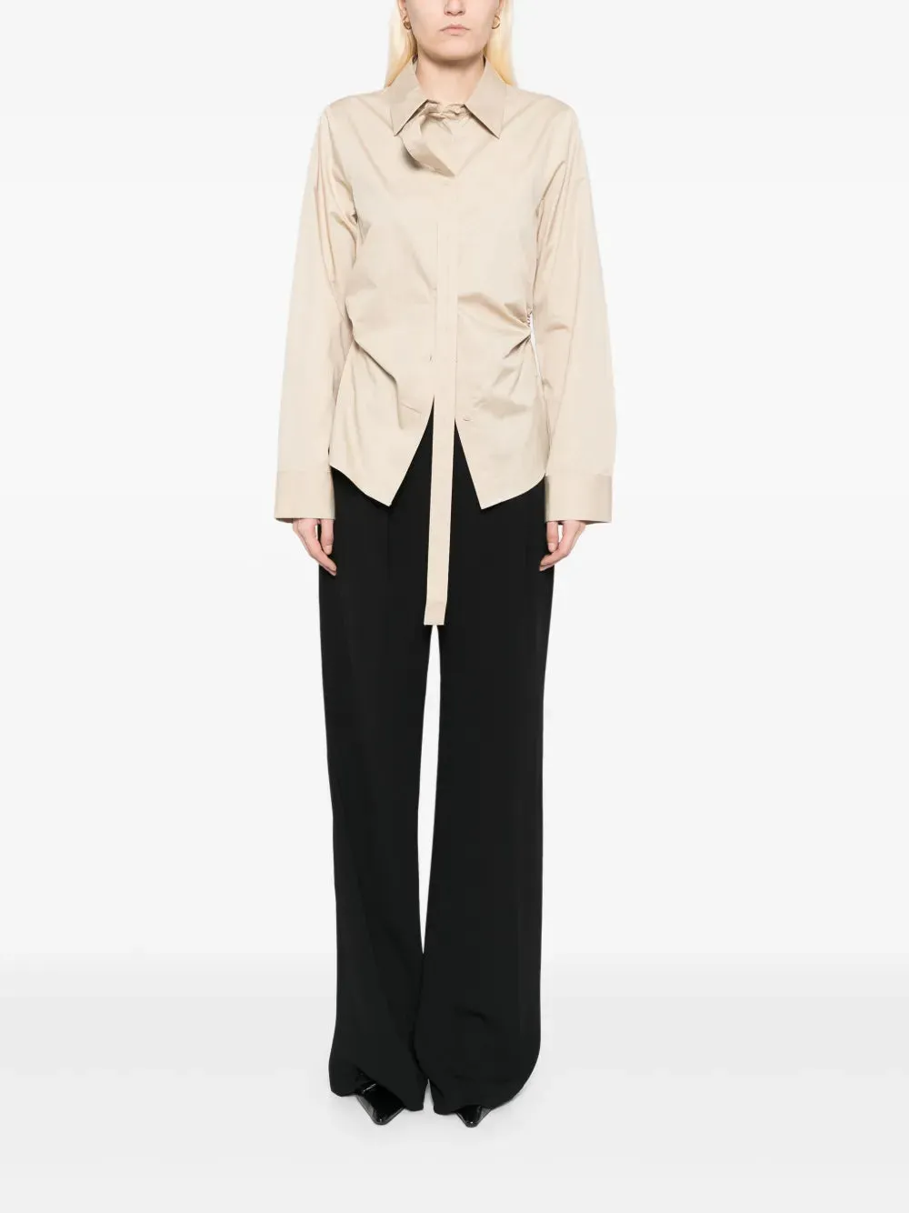 Deconstructed Shirt in Champagne