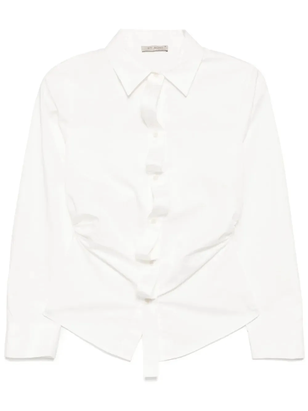 Deconstructed Shirt in White