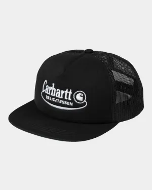 Delicatessan Trucker Cap | Black / Black Carhartt WIP