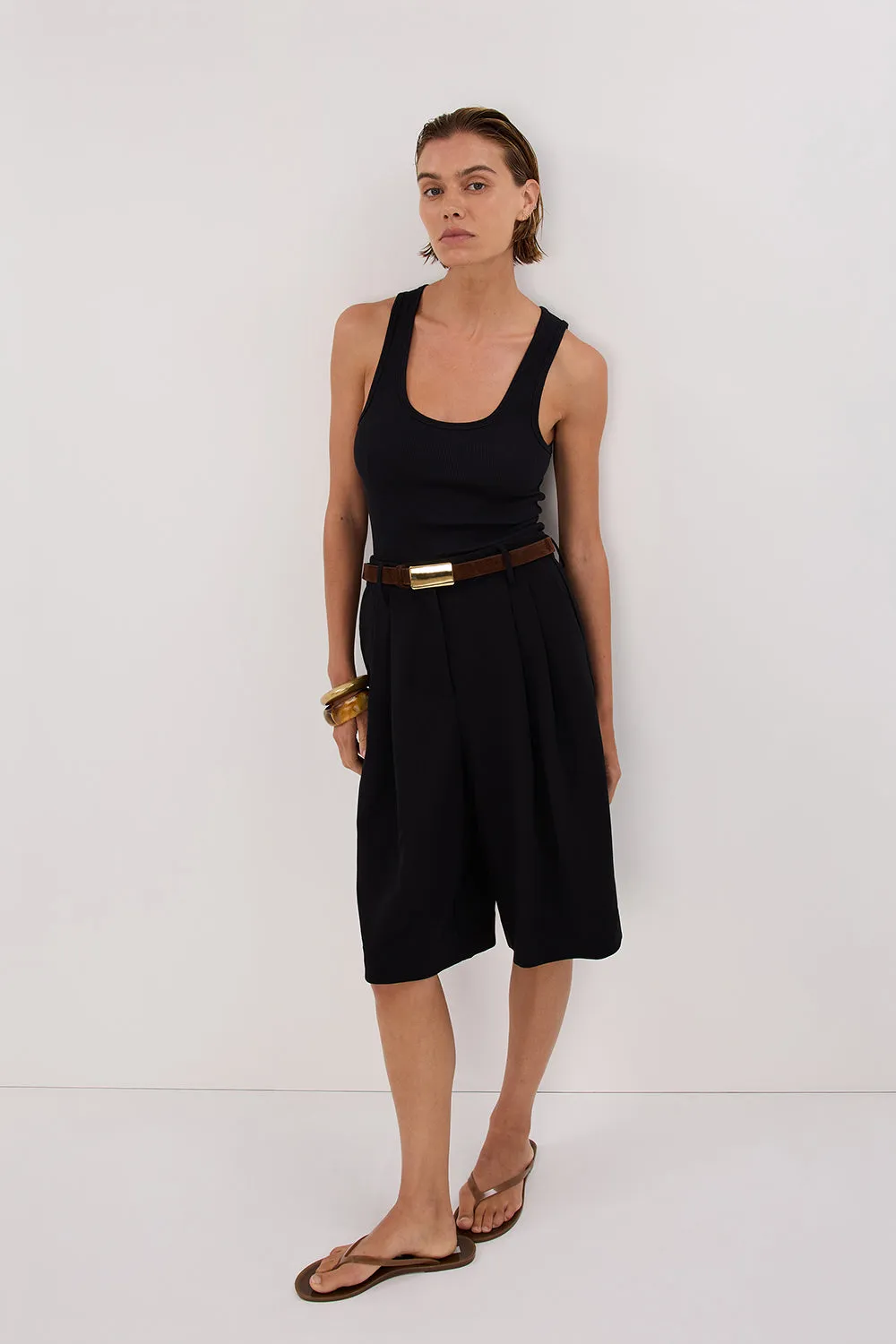 Dissh WESTWOOD BLACK BERMUDA SHORT