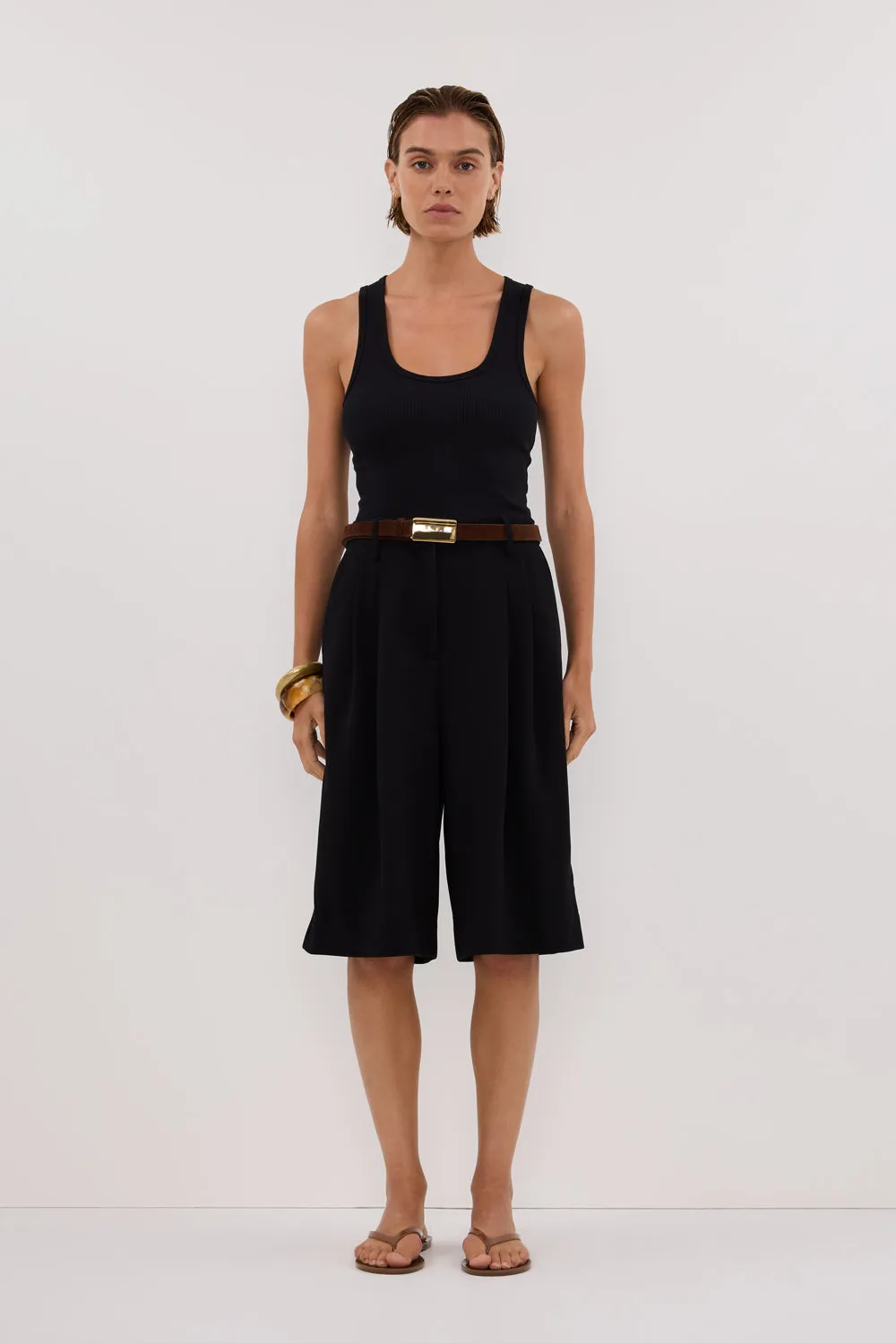 Dissh WESTWOOD BLACK BERMUDA SHORT