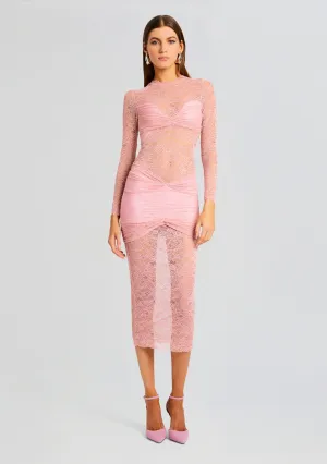 Ellie Lace Midi Dress