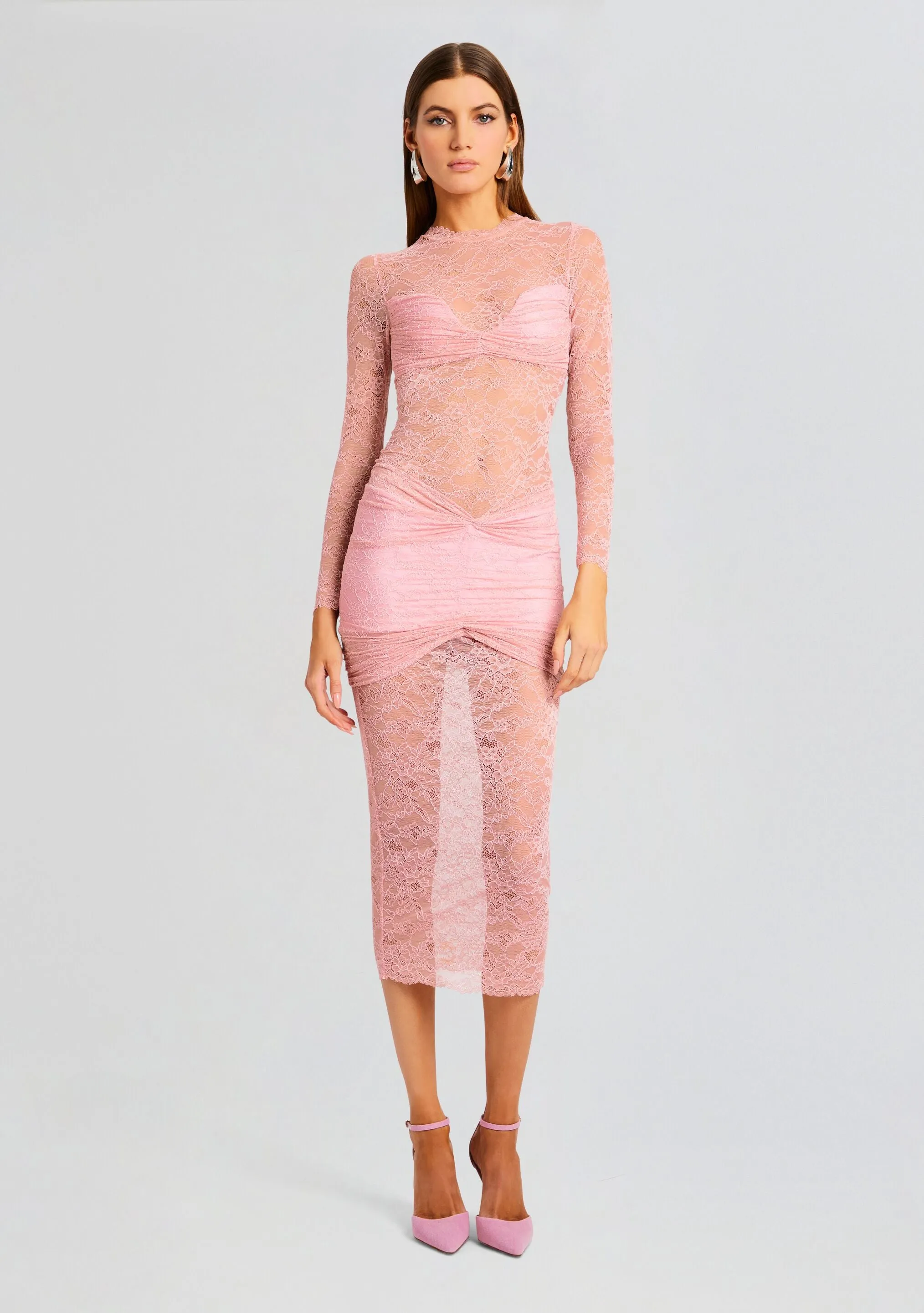 Ellie Lace Midi Dress