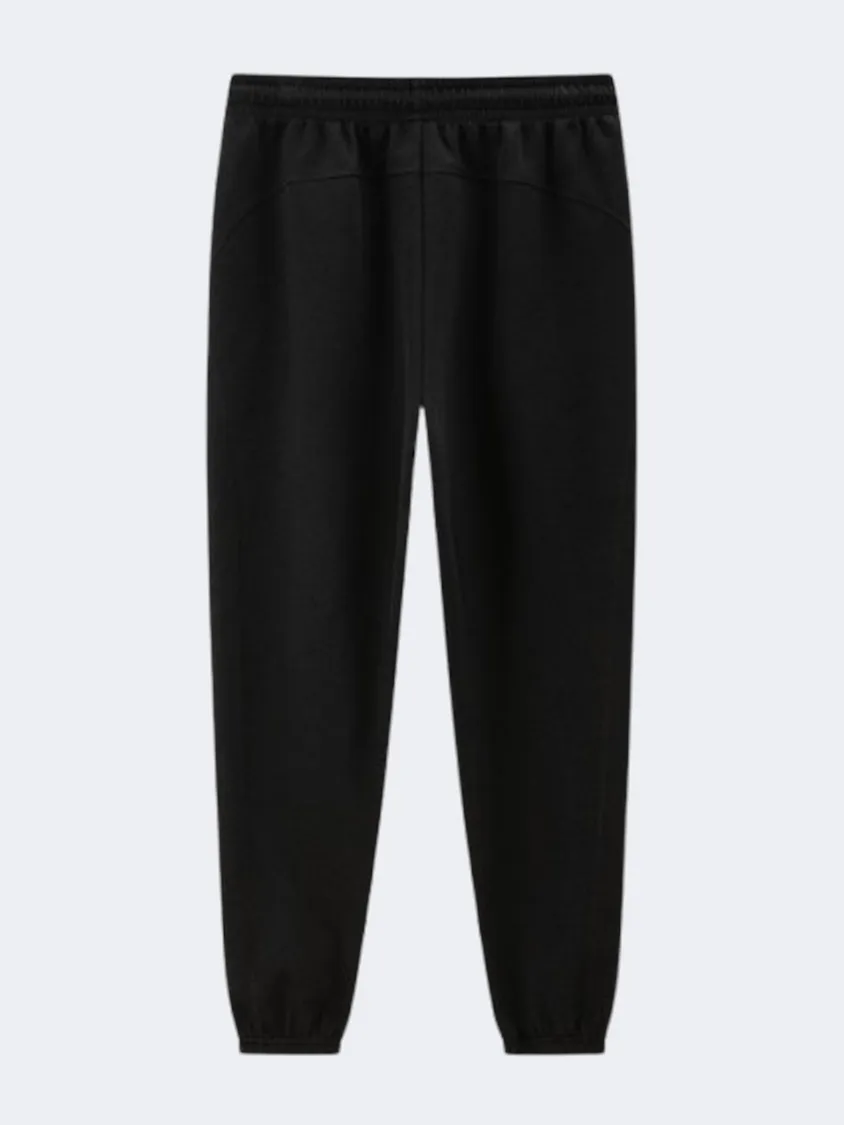 Erke Knitted Cropped Women Training Pant Black