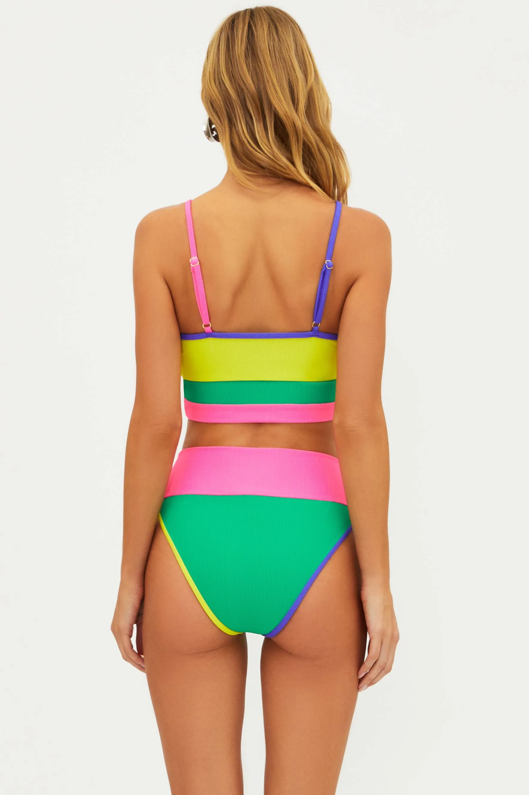 Eva Top Technicolor Colorblock Beach Riot
