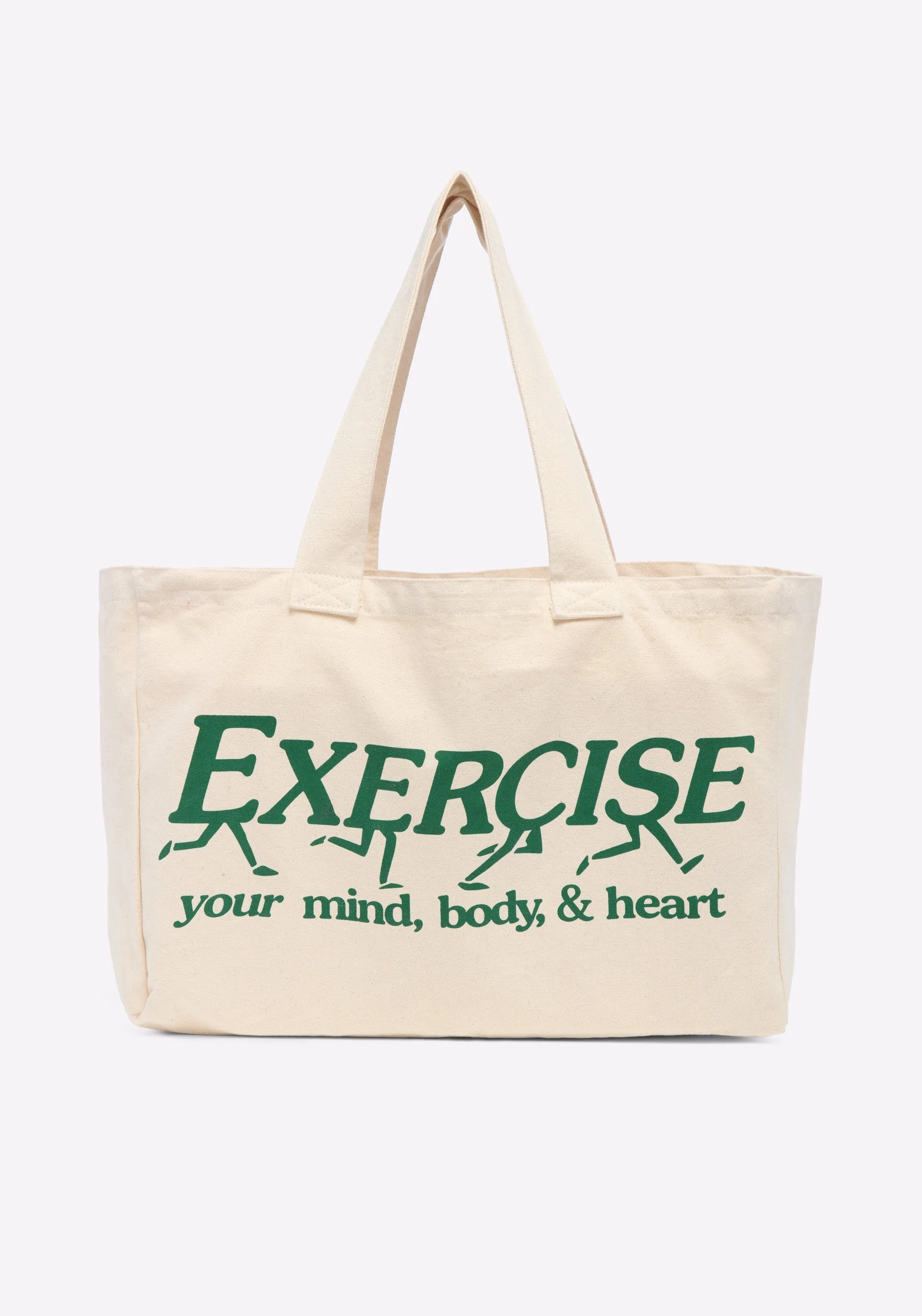 Exercise Your Mind, Body & Heart Tote Bag