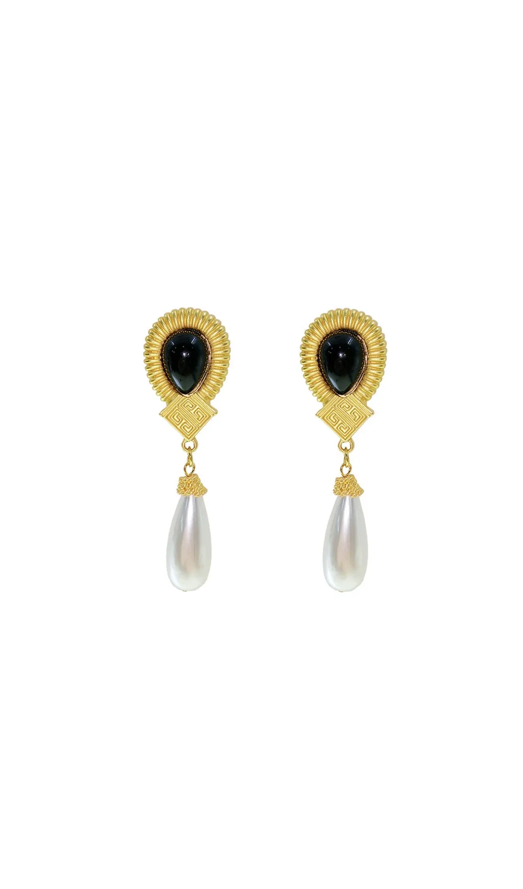 FRENCH VINTAGE PEARL EARRINGS Gloria Lanvin