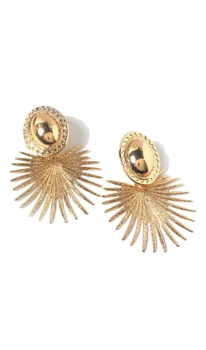 GOLD EARRING Gloria Lanvin