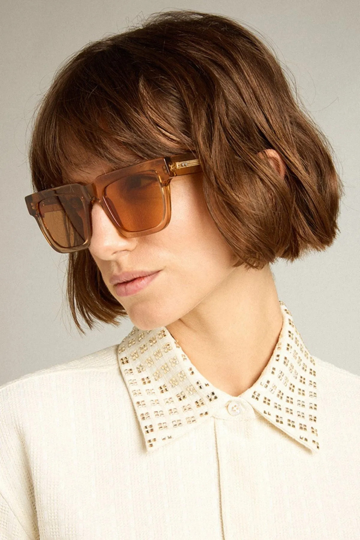 Golden Goose Check Jacquard Shirt - Papyrus GOLDEN GOOSE