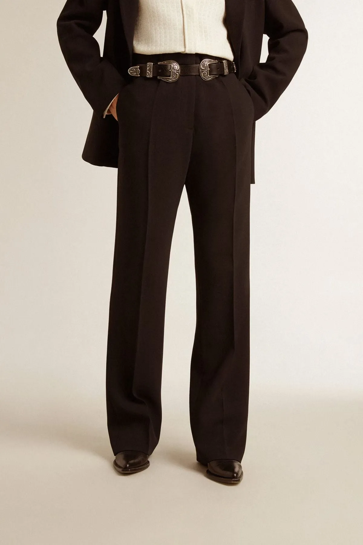 Golden Goose Relaxed Pant - Polar Night GOLDEN GOOSE