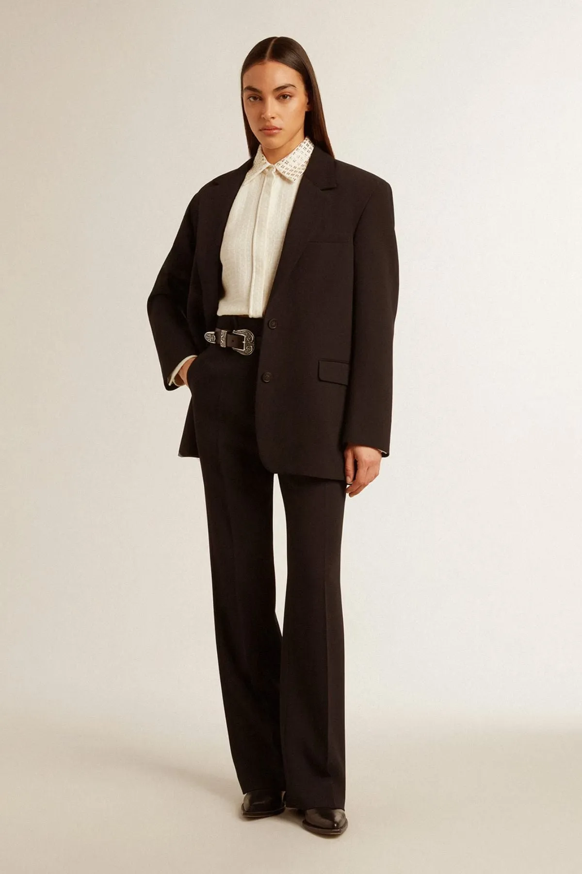 Golden Goose Relaxed Pant - Polar Night GOLDEN GOOSE