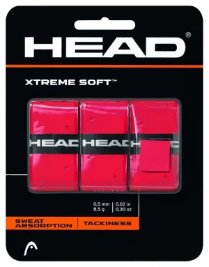 Head Tennis Xtremesoft Overwrap Grip Dozen Red
