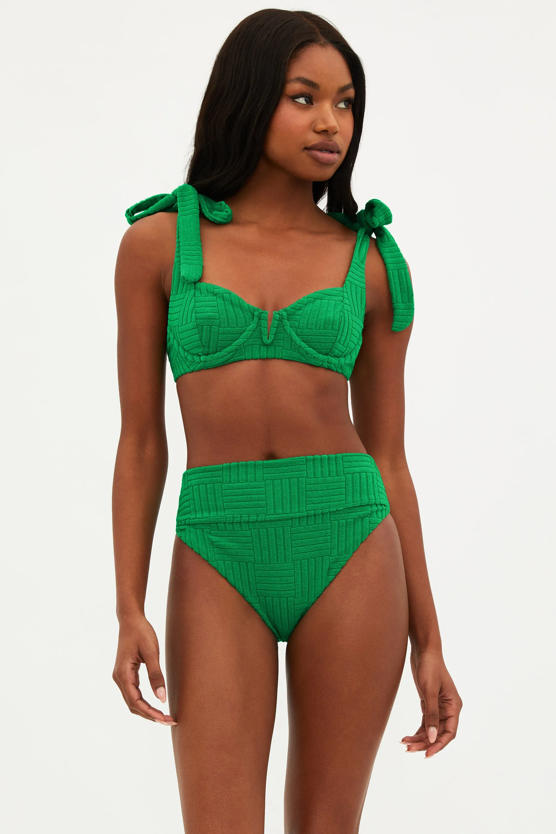 Highway Bottom Jelly Bean Green Terry Beach Riot