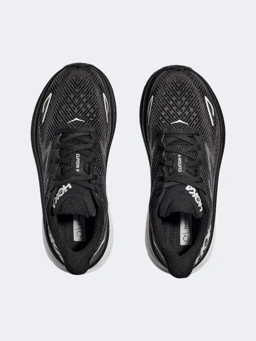 Hoka Clifton 9 Women Running Shoes Black