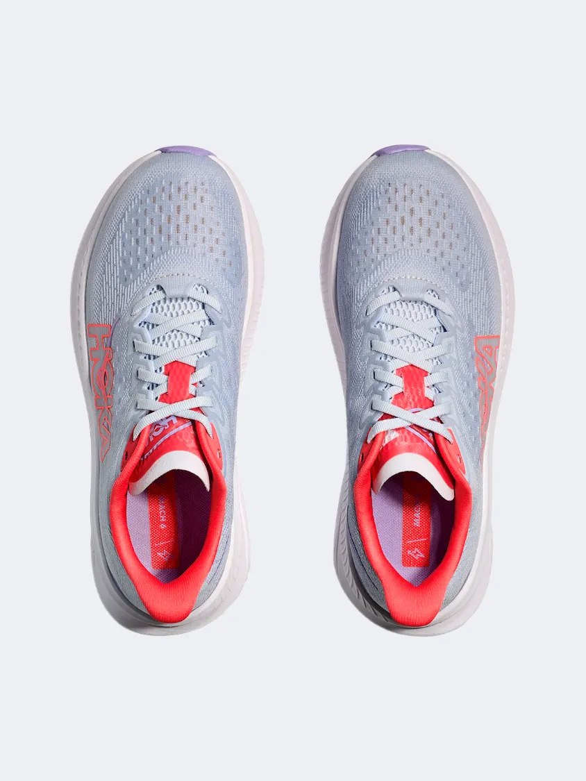 Hoka Mach 6 Women Running Shoes Grey/Red
