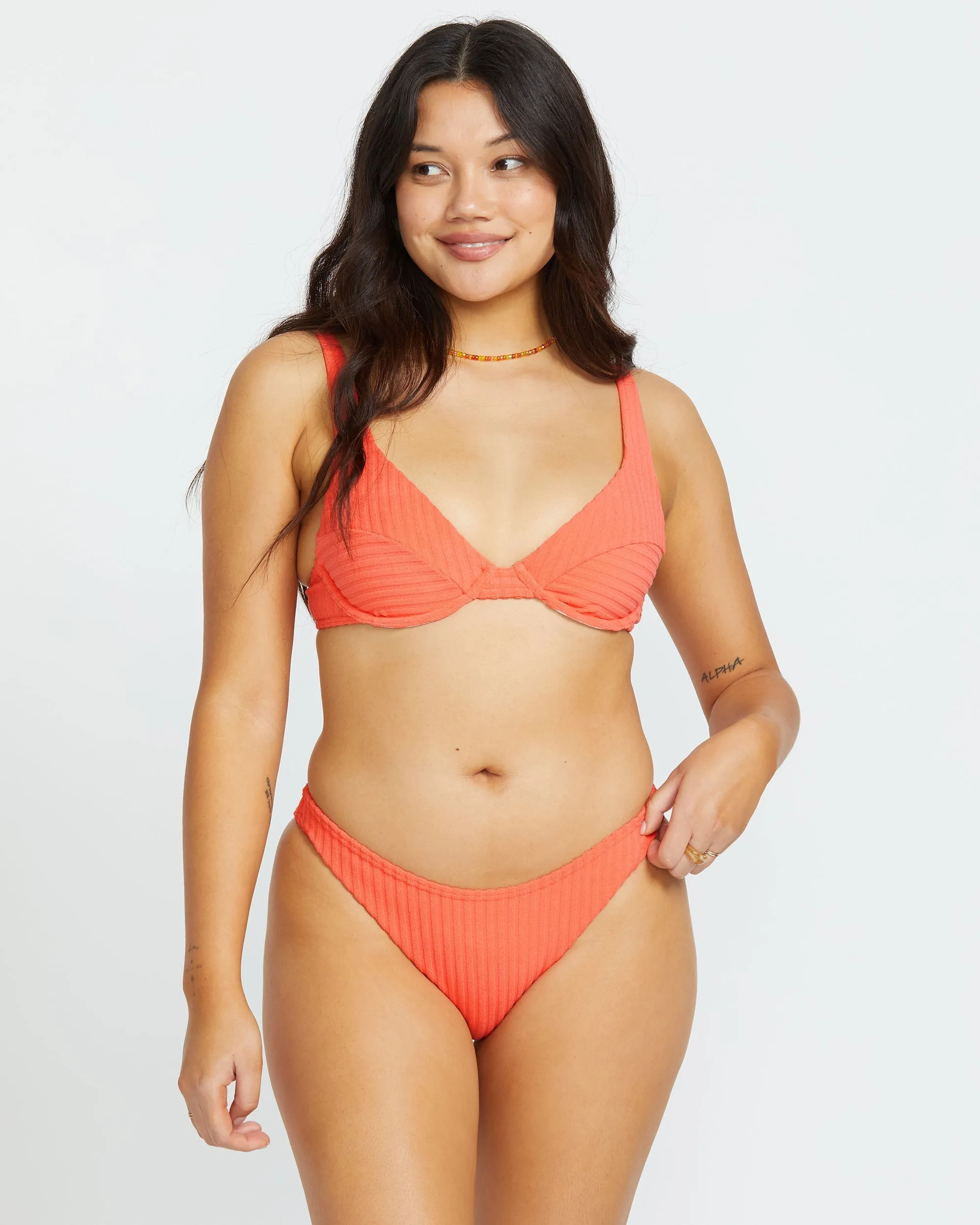 In The Loop Marina Underwire Bikini Top - Papaya Billabong